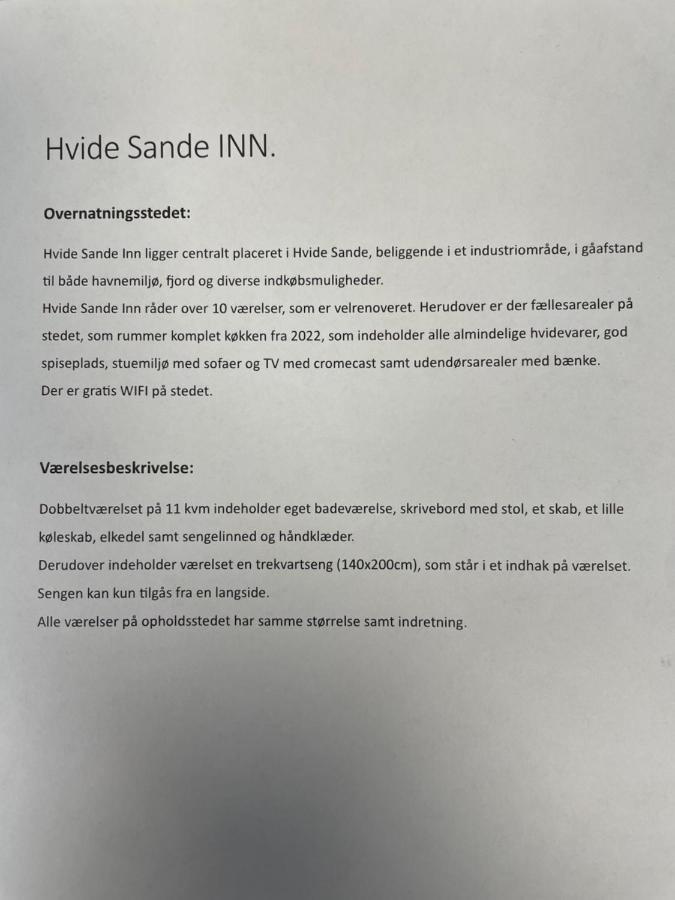 Hvide Sande Inn Ngoại thất bức ảnh